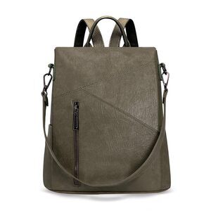 4764 Vegan Leather Backpack Handbag Anti-theft Travel Backpack Purse